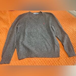 Ralph Lauren Men's Charcoal Crewneck Sweater